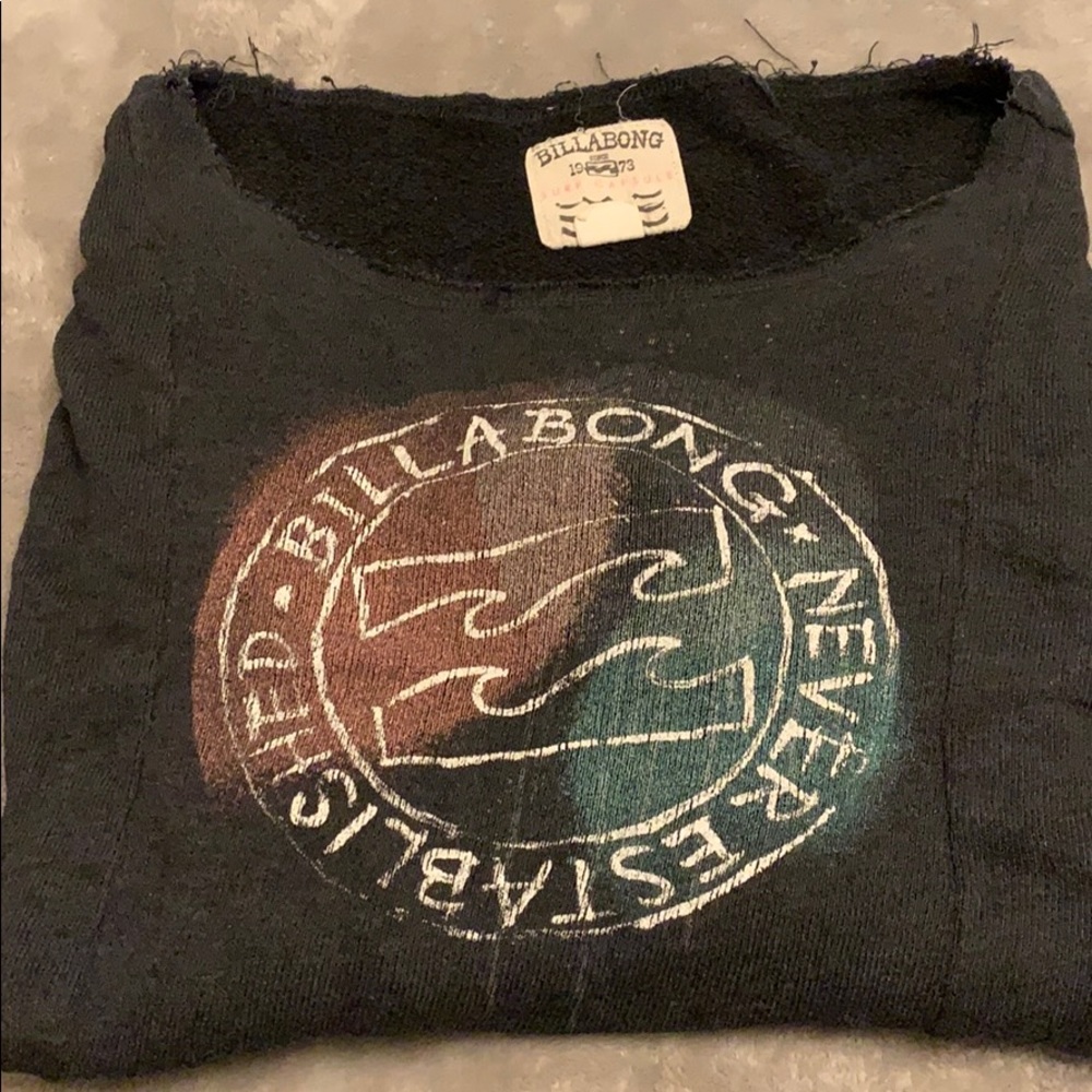 Distressed Billabong Sweatshirt